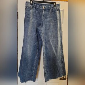 Lane Bryant Light Blue A-Line Trousers